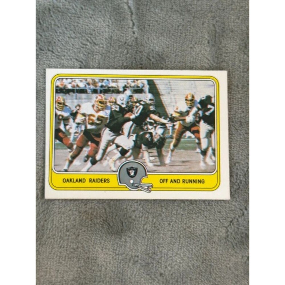 1980 Oakland Raiders Vintage Football Card